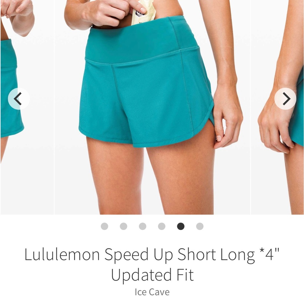 Lululemon - Speed Up Short 4” Inseam - Size 4 - Color Ice Cave